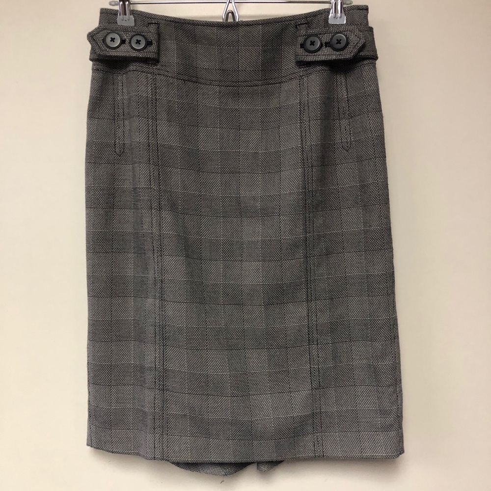Apt 9 Rear Fishtail Pencil Skirt Faux Belt Detail